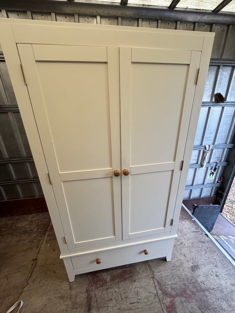 image for Chester Classic Cream Double Wardrobe Bedroom Furniture