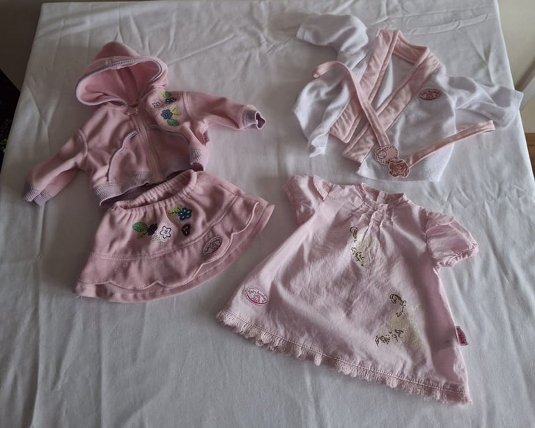 Baby Annabell wooden wardrobe