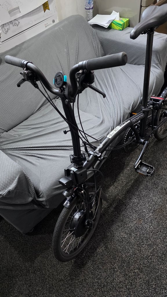 Brompton folding electric bike 