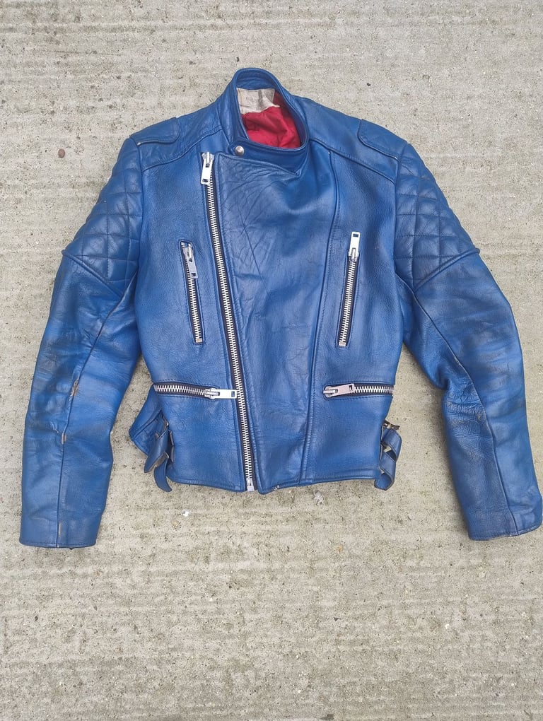 image for Ladies leather motorcycle jacket 