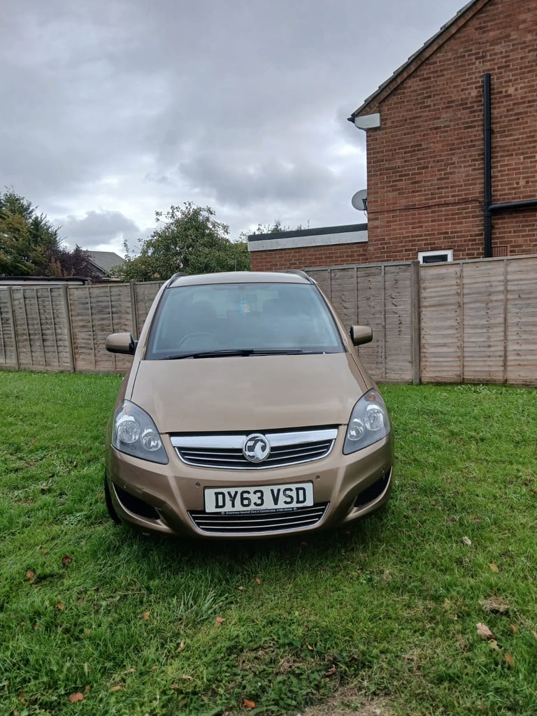 Vauxhall, ZAFIRA, MPV, 2013, Manual, 1686 (cc), 5 doors