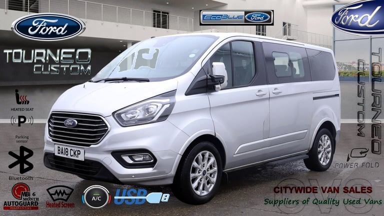 2018 Ford Tourneo Custom 2.0 EcoBlue 130ps Low Roof 8 Seater Titanium MPV Diesel Manual