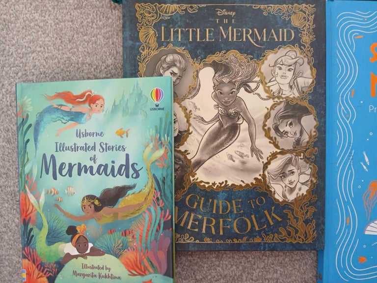 Bundle of 8 hardback mermaid books