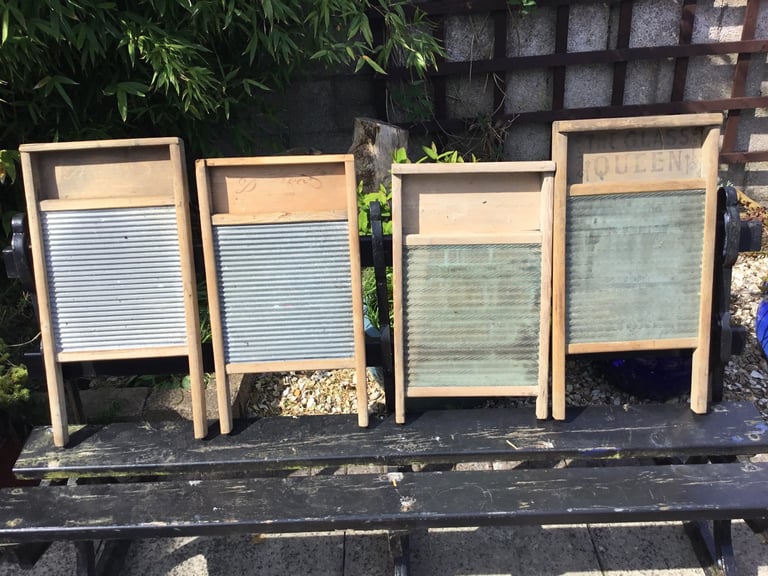 image for 4 x Vintage Washboards
