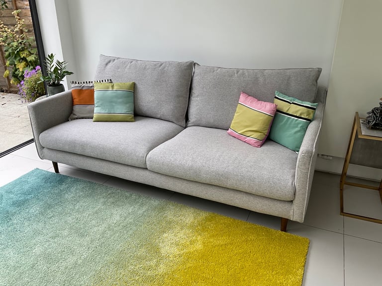 SITS Scandinavian sofa, large grey. Heals Habitat Ligne Roset, RRP £ 2.5+k so comfy 