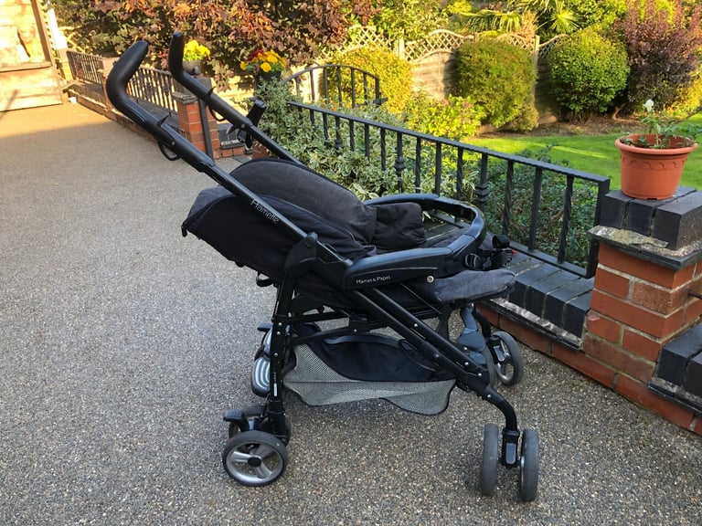 MAMAS and PAPAS PRAMETTE BLACK PUSHCHAIR 