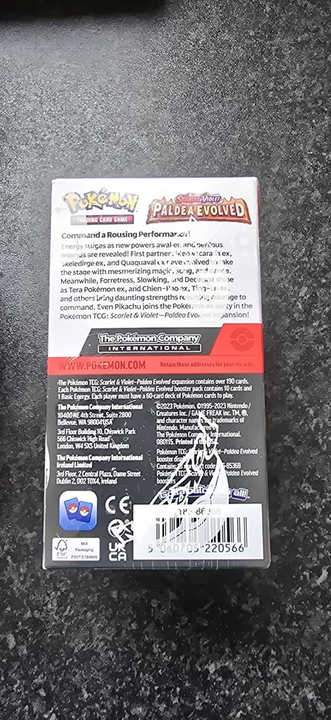 Pokemon Mega Evolutions+ Paldea Evolved Half Booster box bundle 
