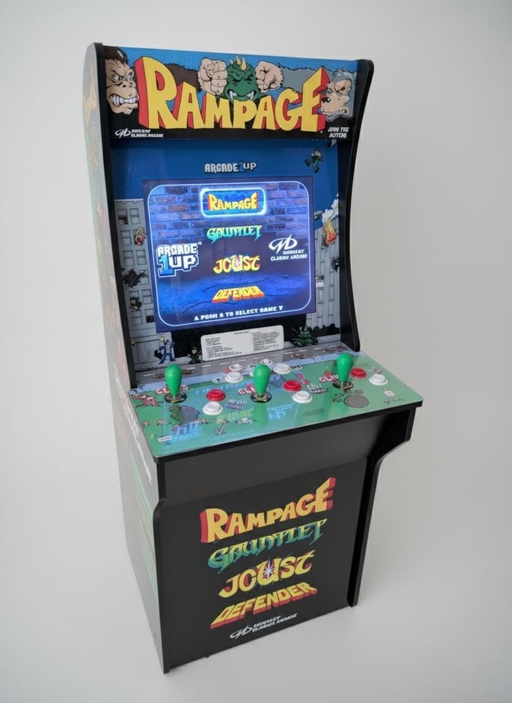 image for Arcade Machine Arcade1up Rampage Cabinet 