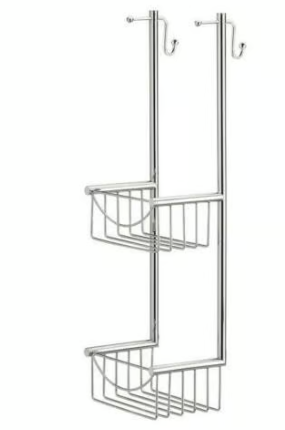 image for Quality Designer Chrome Hanging Shower Caddy NEW 
