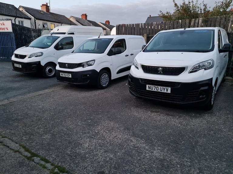 2021 Peugeot Partner Professional Hdi 100 Bhp Diesel Three Front Seats Side Door