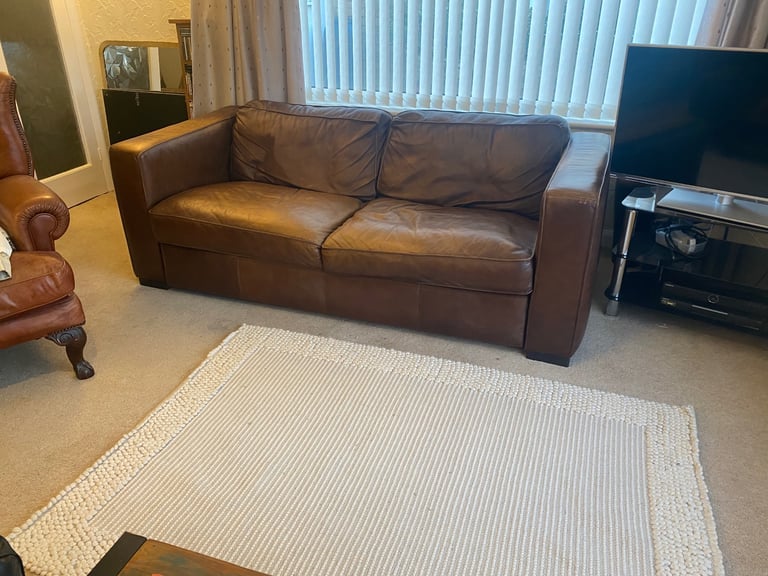 Next leather sofa free delivery 🚚