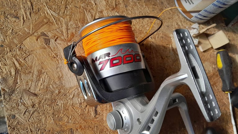 Beach fishing reel