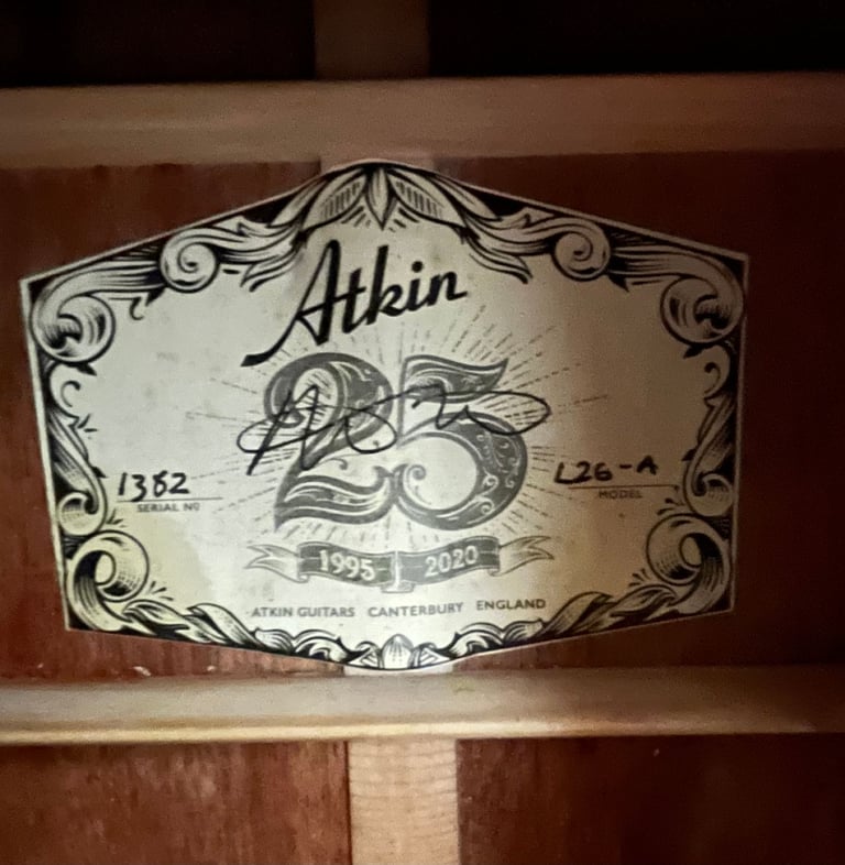 2020 Atkin L26 - Aged Nitro Finish