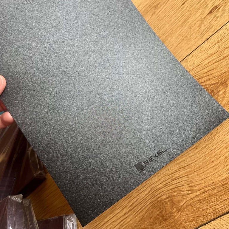 image for A4 Report Binding Covers 400 Micron Quality Plastic Metallic Red Claret