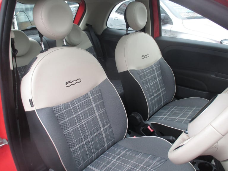 2016 Fiat 500 0.9 TwinAir Lounge Euro 6 (s/s) 3dr HATCHBACK Petrol Manual