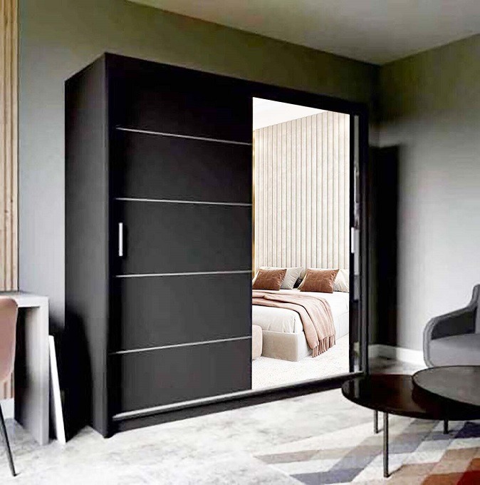 Chicago sliding wardrobe mirrored 2 / 3 Door Wardrobe brand new!! in