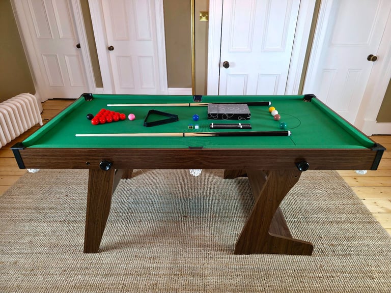 SNOOKER TABLE | 6ft | VERTICAL FOLDING | FOLDABLE | BILLIARDS | POOL