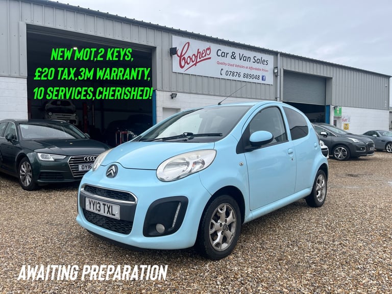 2013 Citroen C1 1.0i VTR+ 5dr HATCHBACK Petrol Manual