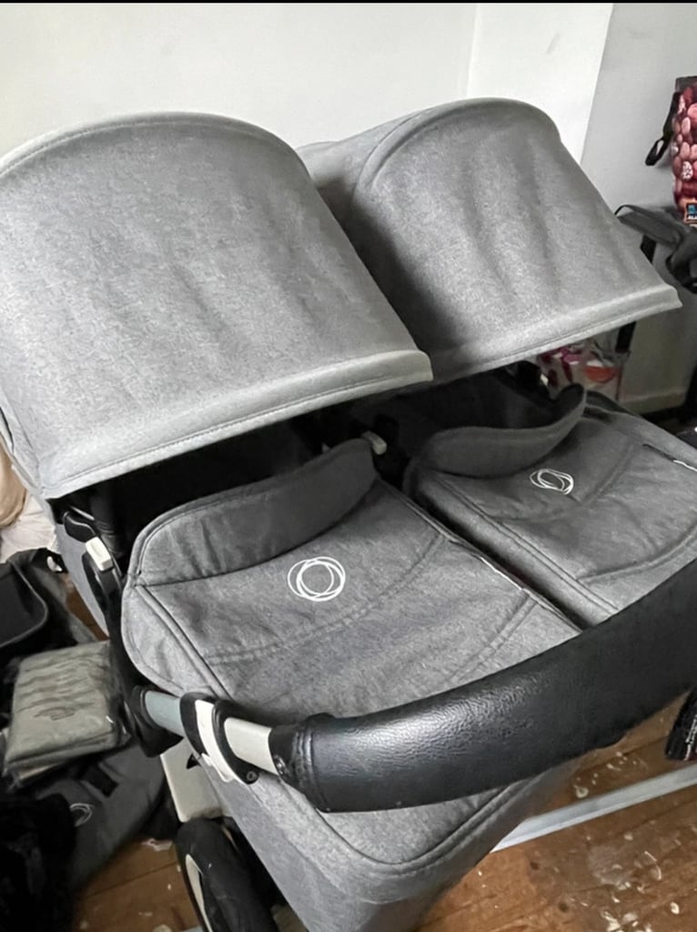full Bugaboo Donkey Twin set, excellent condition!”