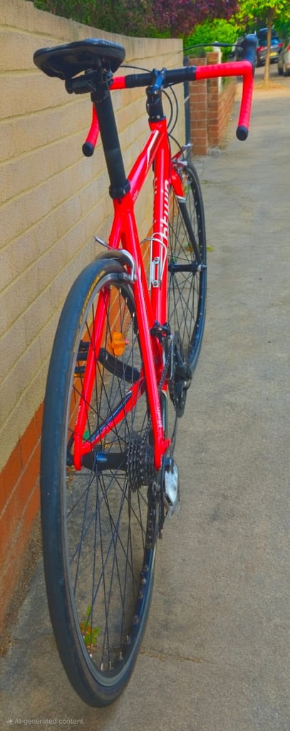 B'twin triban 3 carbon fibre road bike 54cm21 