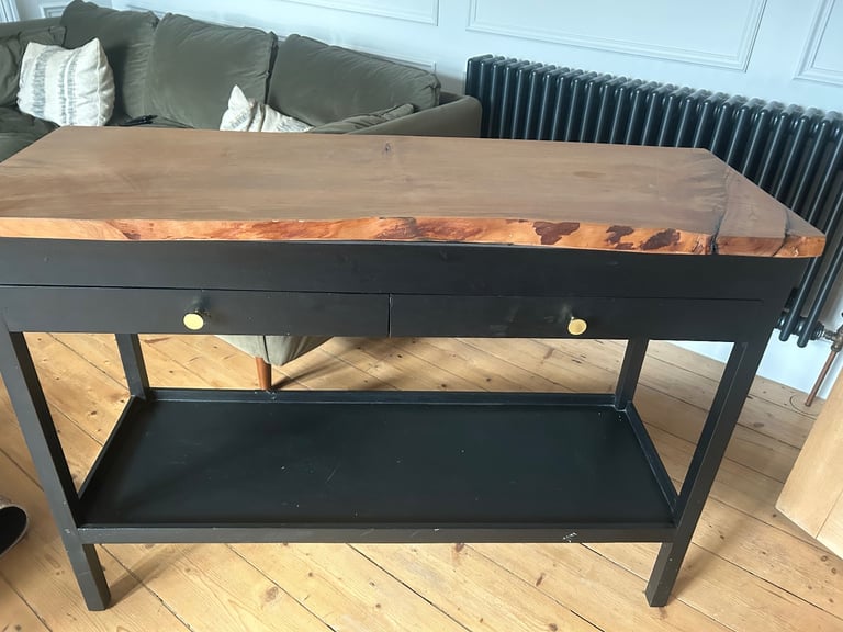 Upcycled console table 