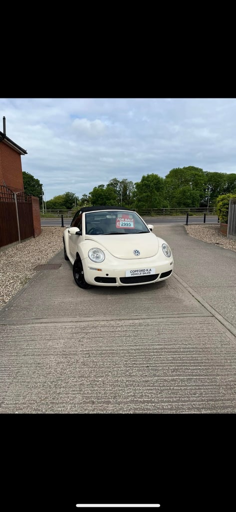 2006 Volkswagen Beetle 1.4 Luna 2dr CONVERTIBLE Petrol Manual