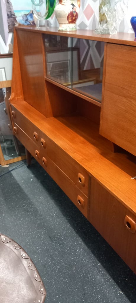image for Vintage mid century Danish teak sideboard/highboard 