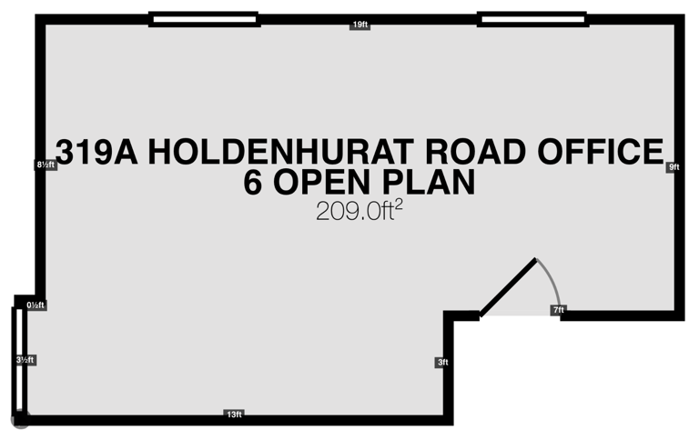 Spacious 1st Floor Office To Let - £400pcm - All Bills Included.