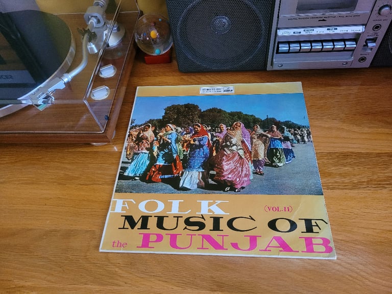 image for Folk Music Of The Punjab Vol. 2 LP Record Bollywood Hindi Indian