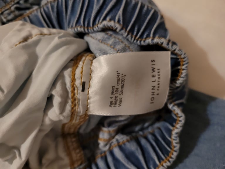 John Lewis Boys Jeans. Age : 4