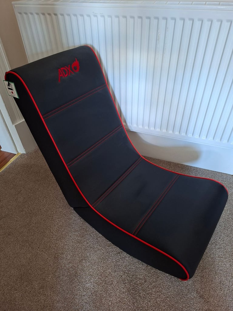 image for ADX Firebase Rocker Gaming Chair - Black & Red, PVC