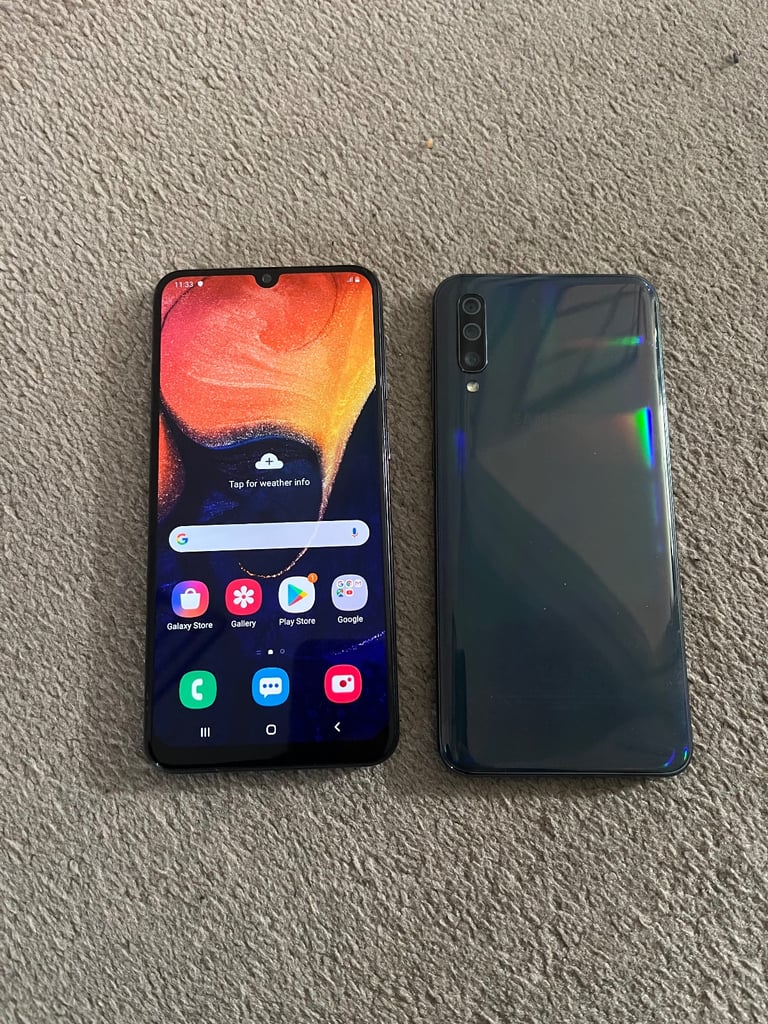 image for Samsung A50 phones.  128 Gb.   Only £80 each.  Call