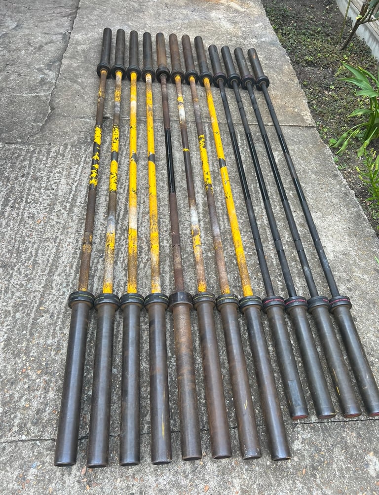 7ft 20kg & 6.5ft 15kg Primal Pro Series Black 4 Needle 7ft Olympic Bar weightlifting £50 each