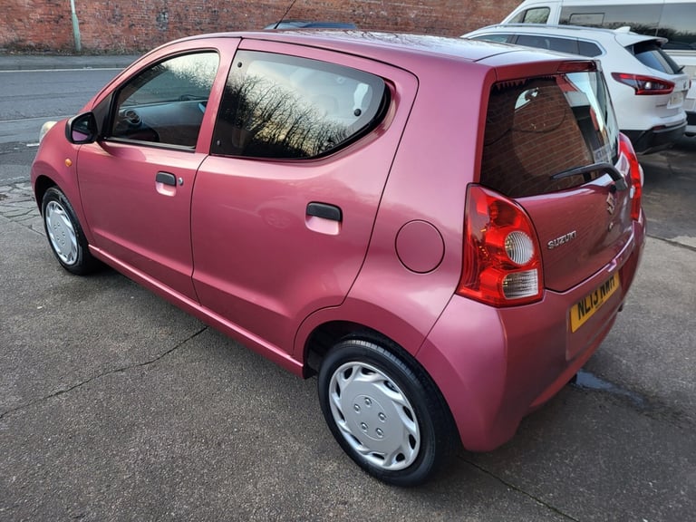 PINK SUZUKI ALTO 1.0 SZ 5 Door LOW MILES FREE TAX CHEAP INSURANCE  13 REG