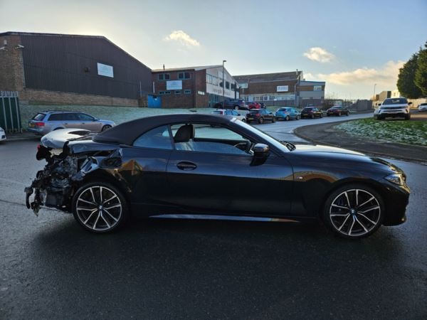 2021 21 BMW 4 Series 420i Convertible M Sport Auto Damaged Repairable Salvage