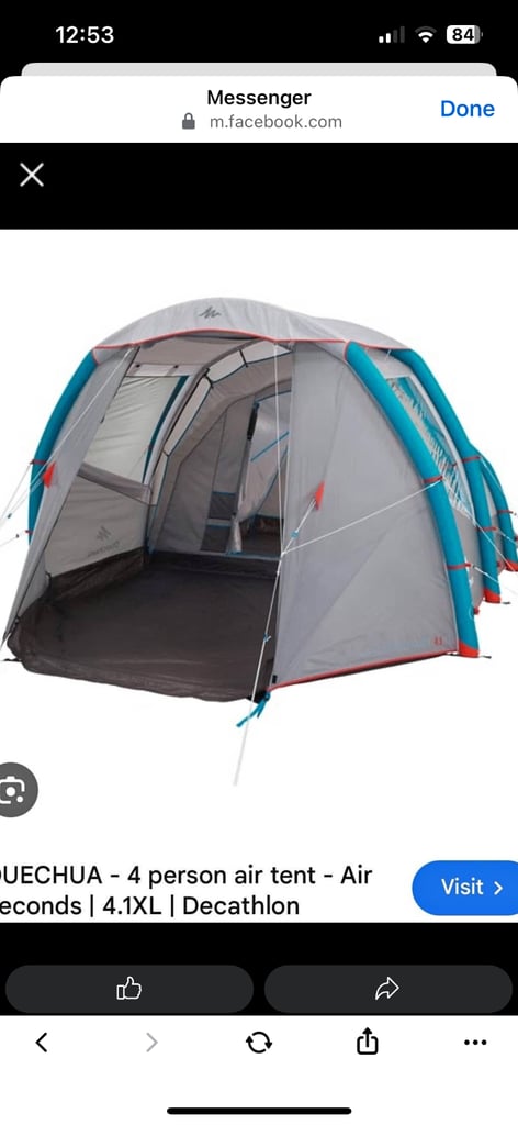 image for Quechua air tent 