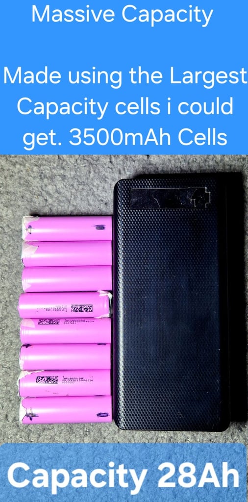 New Massive powerbank 28Ah capacity 