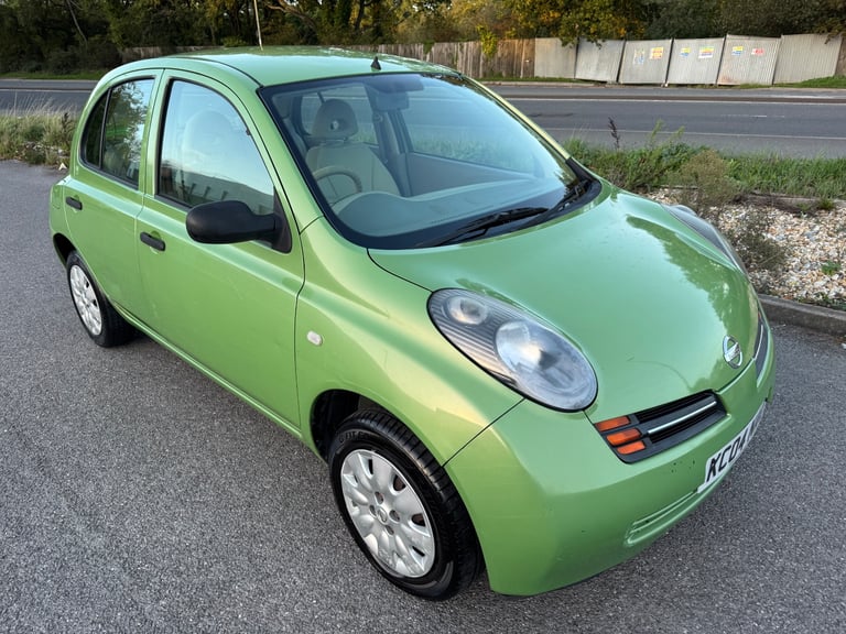 2004 Nissan Micra 1.2 S Hatchback 5DR Green 