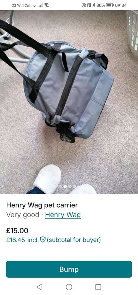 Waag Dog car seat carrier