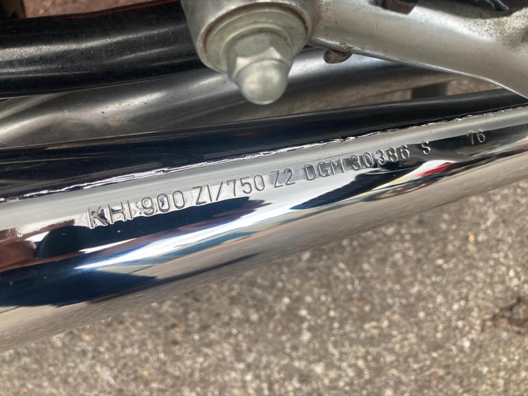 KAWASAKI Z900 A4,1976 45,000 MILES,GENUINE EXHAUST SYSTEM
