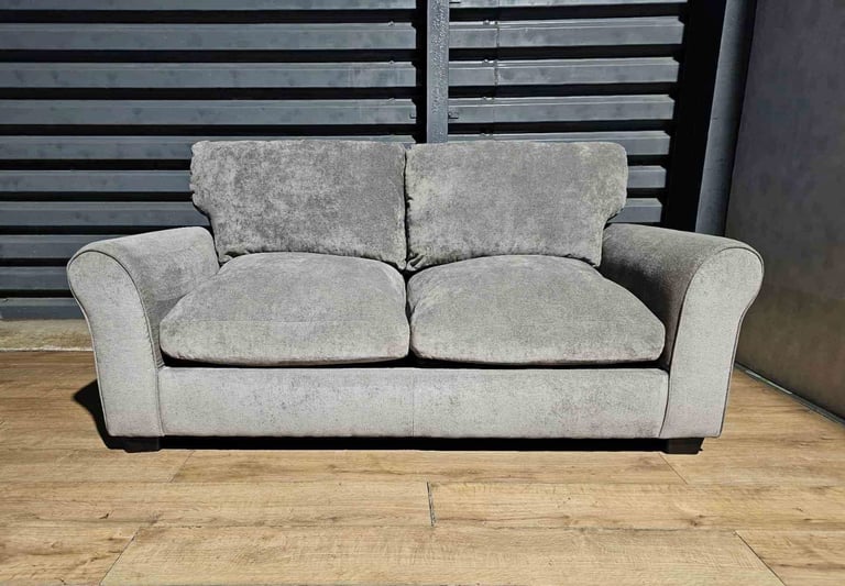 Hardly Used Fabric Sofa Bed - Grey.