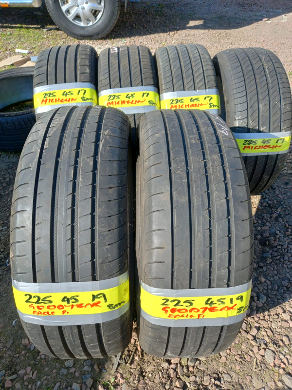 225 45 19 GoodYear tyres Like New free fit&balance open 7 days a week