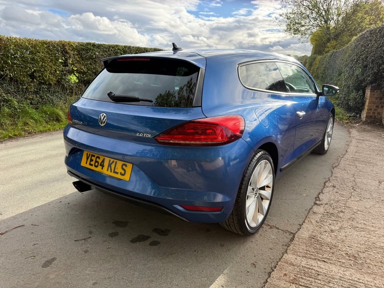 2014 Volkswagen Scirocco 2.0 TDI BLUEMOTION TECH GT 3DR 134K (BLUE) F.S.H NAV AA APPROVED  COUPE ...