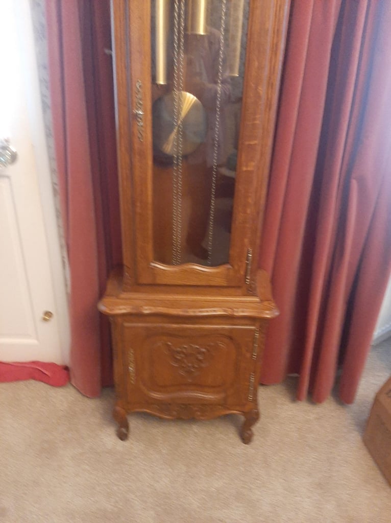 French Rococo Style grandfather clock Westminster