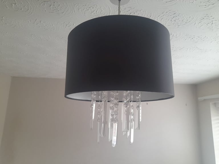 NEXT Complete Table Lamp AND Large Matching Ceiling Shade 
