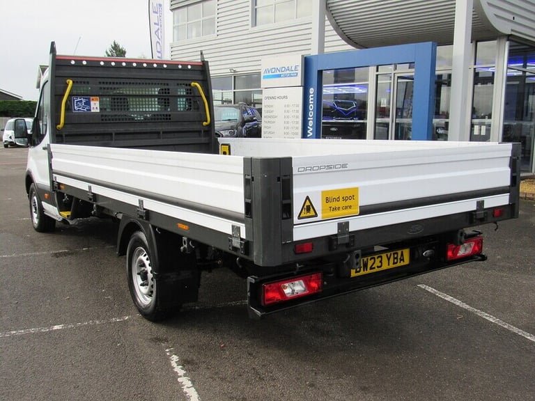 2023 Ford Transit 350 EcoBlue Leader L4 XLWB Dropside Euro 6 1 owner from new 2.0 2dr Chassis Dro...