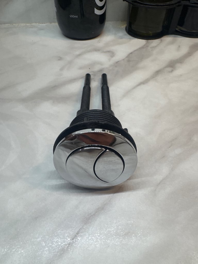 image for Silver toilet flush