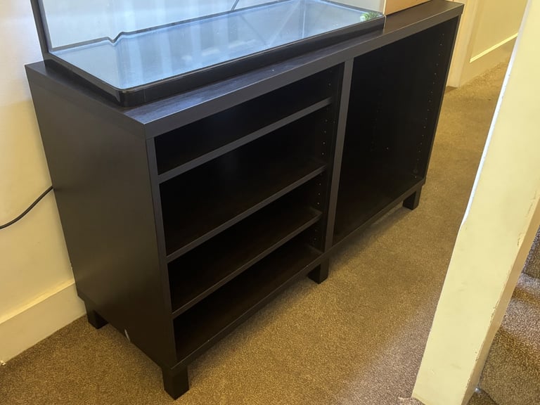 image for Black IKEA Table/Cabinet