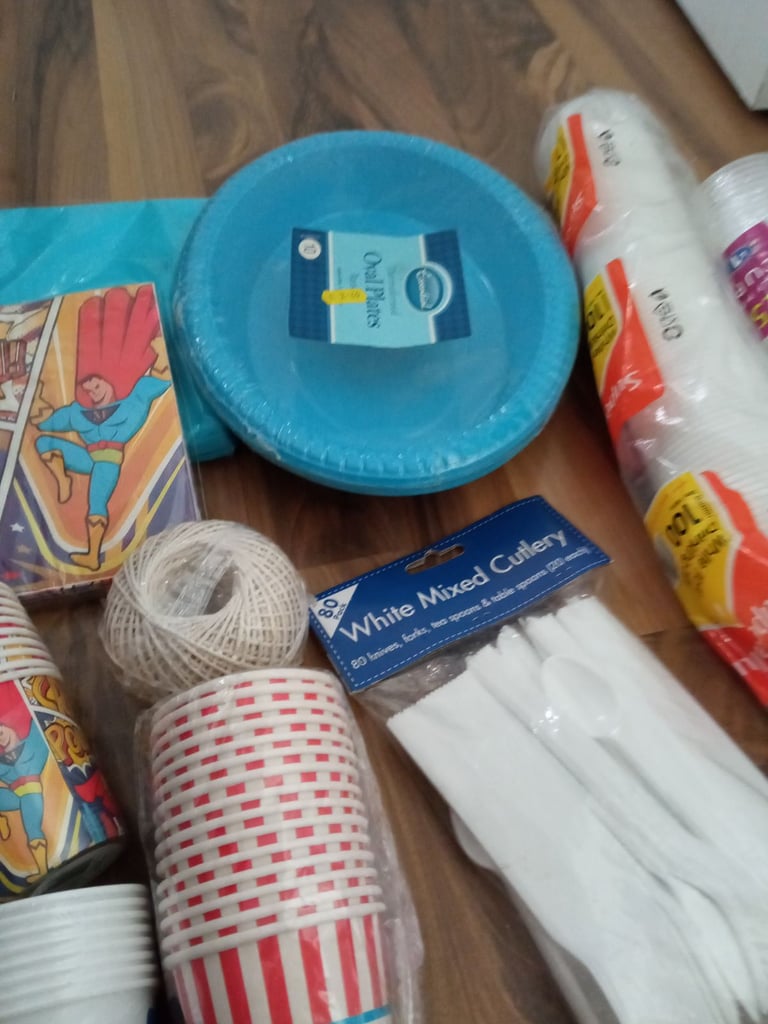 Boys party pack for birthday party 