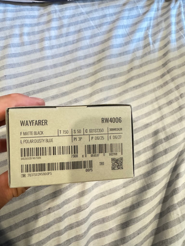  Ray-Ban Meta Wayfarer Smart Glasses - Shiny Black G15 Green RW4006 